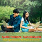 Buen estudiante HOMBRE CON BINAURAL